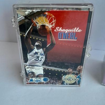 Basketball trading cards in plastic boxes Shaquille O'neal, and many others!