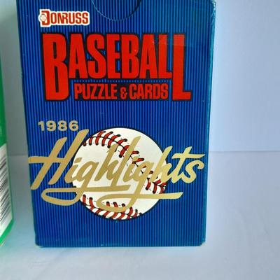 Baseball trading cards Collect-A-Books Premier edition, Baseball puzzle & cards and Upperdeck All-star Fanfest set