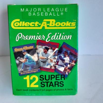 Baseball trading cards Collect-A-Books Premier edition, Baseball puzzle & cards and Upperdeck All-star Fanfest set