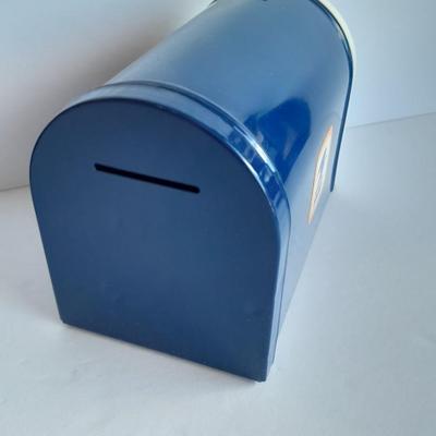 Metal United States Postal service collectible piggy banks Rural mailbox and City drop box Coin banks