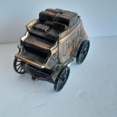 Diecast Stagecoach Coin Piggy bank Farmer's State Bank, Brush Colorado