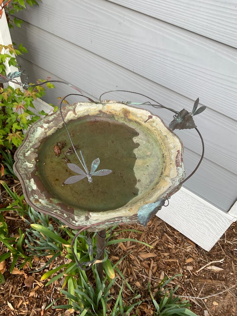 Vintage Bird Bath