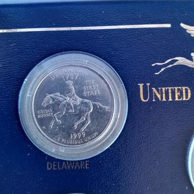 United States of America 1999 State Quarter Collection Delaware, Pennsylvania, Georgia, and New Jersey