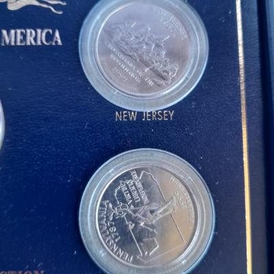United States of America 1999 State Quarter Collection Delaware, Pennsylvania, Georgia, and New Jersey