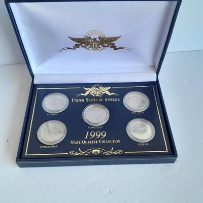 United States of America 1999 State Quarter Collection Delaware, Pennsylvania, Georgia, and New Jersey