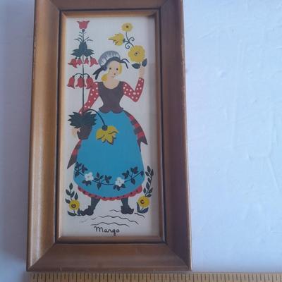 Four framed Margo Alexander of California Sophisticated Provincials early screen prints