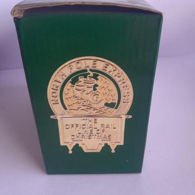 Moving musical Jester, New in box with North Pole Express train car