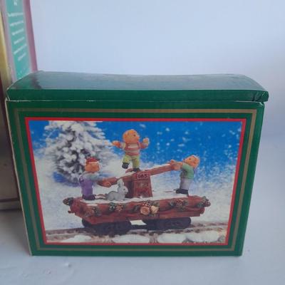 Moving musical Jester, New in box with North Pole Express train car