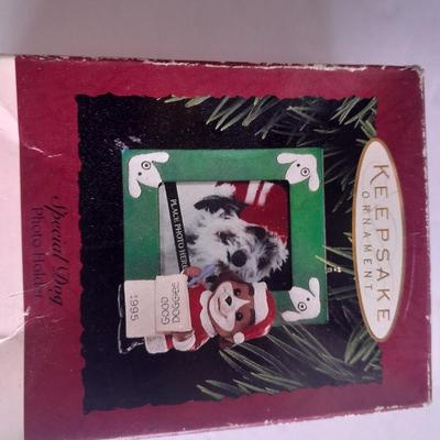 Betty Boop Christmas Ornament with two Hallmark Collectible ornaments