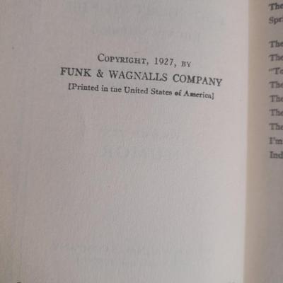 Three vintage hardback books Humor, Courage, and Love Grant Overton Funk & Wagnalls