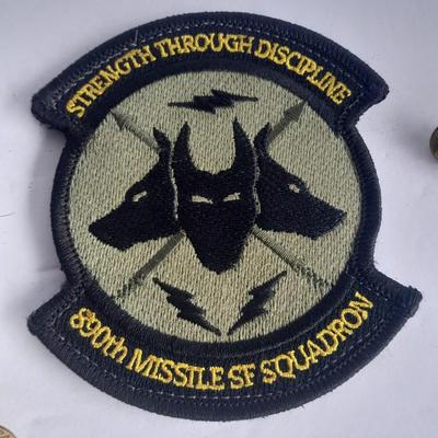 Military Velcro backed patches and Vanguard Military pins and bars