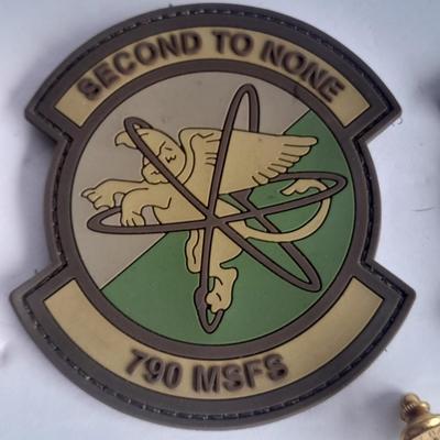 Military Velcro backed patches and Vanguard Military pins and bars