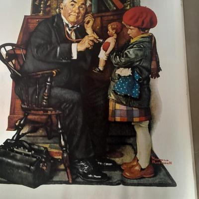 Norman Rockwell Books and POST Magazine with Norman Rockwell