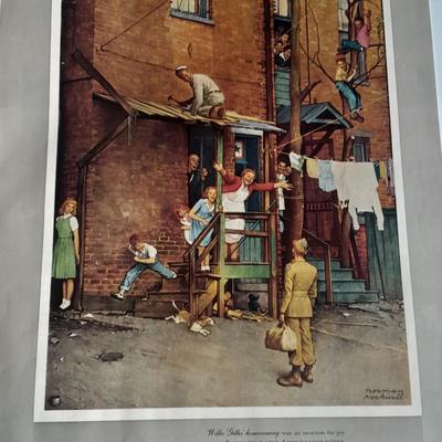 Norman Rockwell Books and POST Magazine with Norman Rockwell