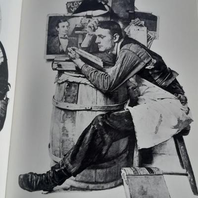 Norman Rockwell Books and POST Magazine with Norman Rockwell