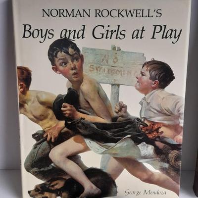 Norman Rockwell Books and POST Magazine with Norman Rockwell