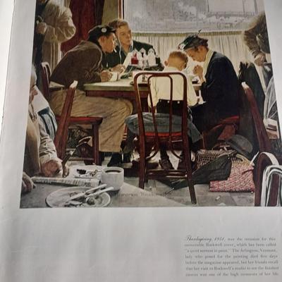 Norman Rockwell Books and POST Magazine with Norman Rockwell