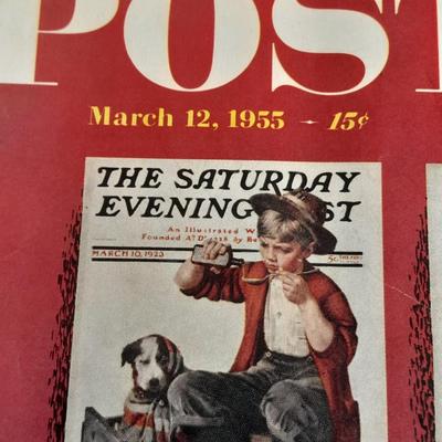 Norman Rockwell Books and POST Magazine with Norman Rockwell