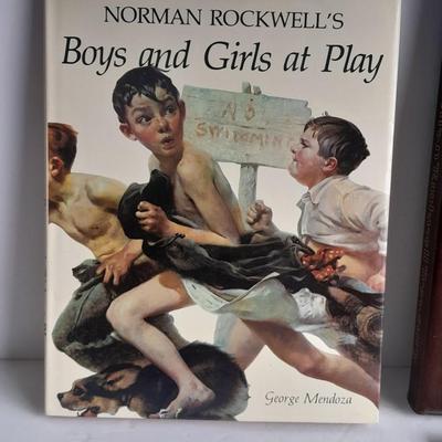 Norman Rockwell Books and POST Magazine with Norman Rockwell