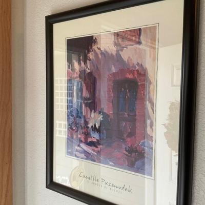 Framed Print signed.