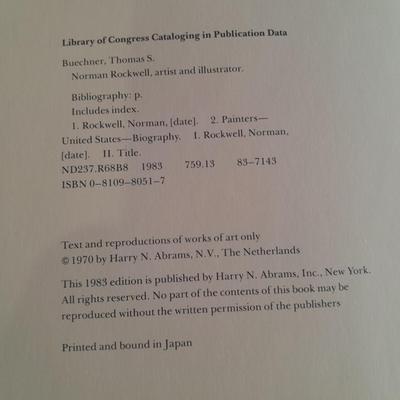 Large size Hardback Norman Rockwell Book, and Norman Rockwell Museum at Stockbridge book
