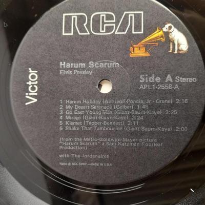 Vintage 12" Vinyl LP Record Elvis Presley Harum Scarum Soundtrack Excellent Condition