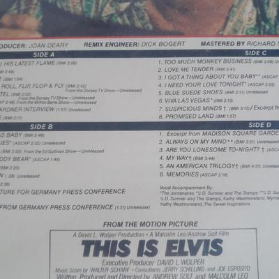Vintage 1981 Vinyl LP â€œThis is Elvisâ€ 12" Record in Great condition