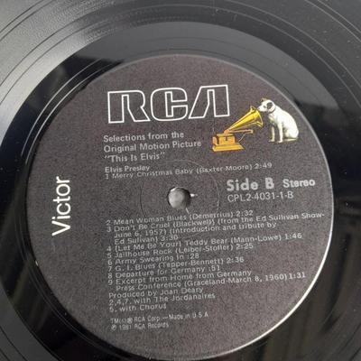 Vintage 1981 Vinyl LP â€œThis is Elvisâ€ 12" Record in Great condition