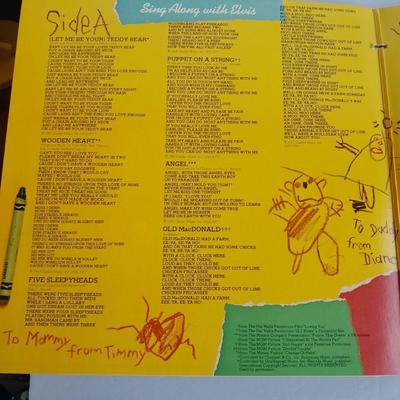 Elvis Presley, Elvis Sings For Children LP 12" Vinyl Record in Great condition!