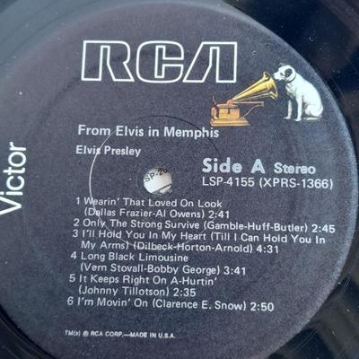 Elvis Presley FROM ELVIS IN MEMPHIS Vinyl LP  12" album RCA VICTOR Record in Great condition! 1969