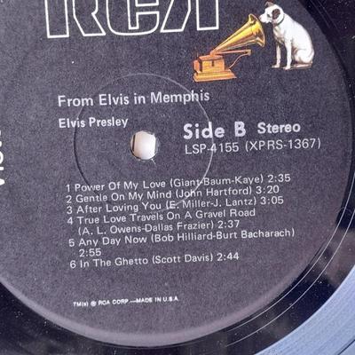 Elvis Presley FROM ELVIS IN MEMPHIS Vinyl LP  12" album RCA VICTOR Record in Great condition! 1969