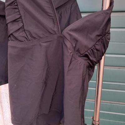 Women's black bikini with two bottoms Victoria secrets, and a NWT Siren lily cover