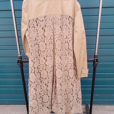 Beautiful I-N-C- X Large Floral laced back Women's Long Jacket / coat