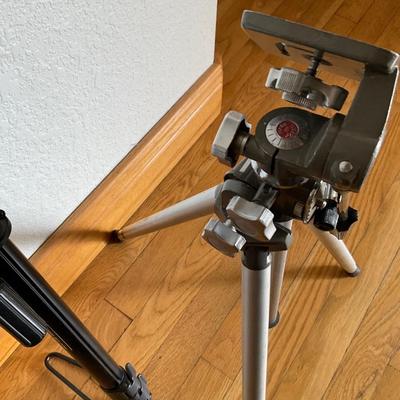 Vintage Manon Tripod and Focal Stand extended to 66.5 inches