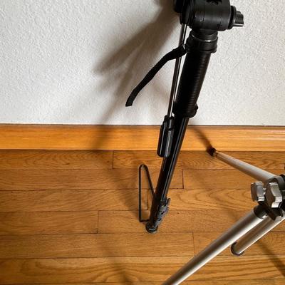 Vintage Manon Tripod and Focal Stand extended to 66.5 inches