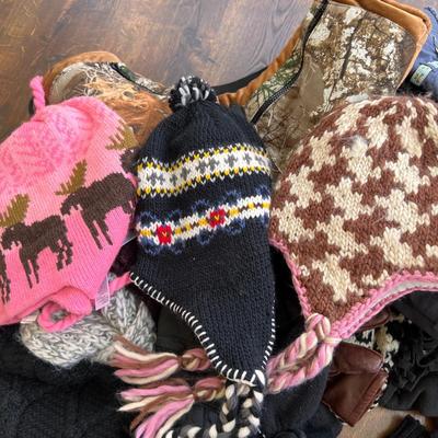 Mixed Lot Winter Accessories Gloves Scarves Etc.