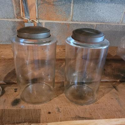 Large Glass Lidded Jars (1G-CE)