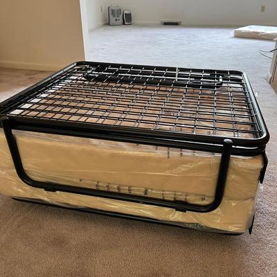 Twin Folding Bed with Mattress (1DR-DG)