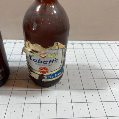 Vintage Beer Bottles: Bohemian Maid,  Labatt's, Red Cap Ale