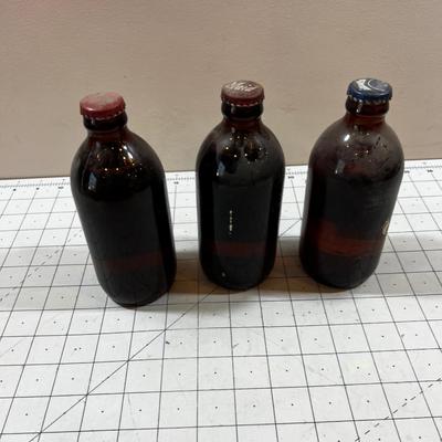 Vintage Beer Bottles: Bohemian Maid,  Labatt's, Red Cap Ale