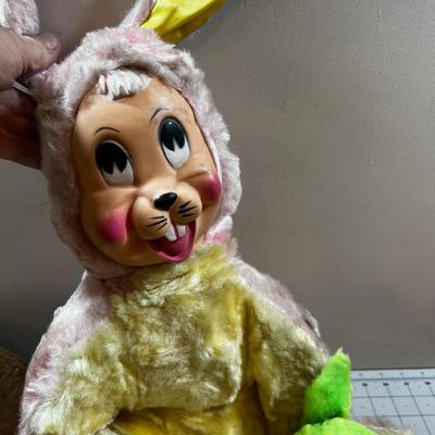 Vintage Donkey, Puppies and Poodles, Rubber Faced Rabbit 