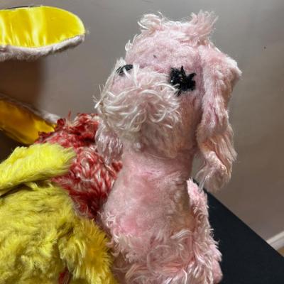 Vintage Donkey, Puppies and Poodles, Rubber Faced Rabbit 