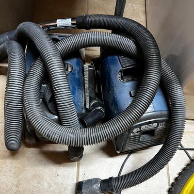 Dirt Devil Canister Vacuums with hoses and some Attachments 
