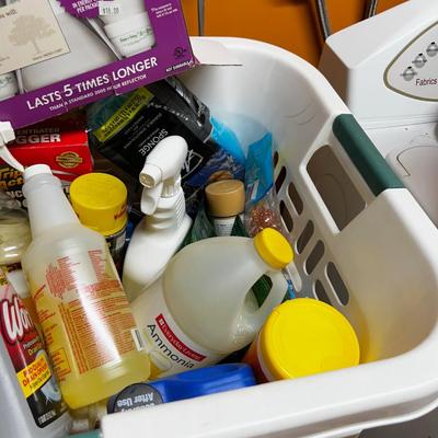 Basket full for Cleaning Supplies and Laundry Basket 