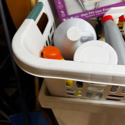 Basket full for Cleaning Supplies and Laundry Basket 
