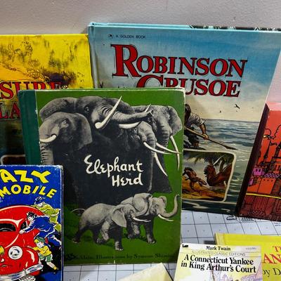 Large Vintage Children Book Lot 