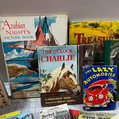 Large Vintage Children Book Lot 