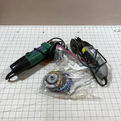 Angle Grinder and Dremel Tool 