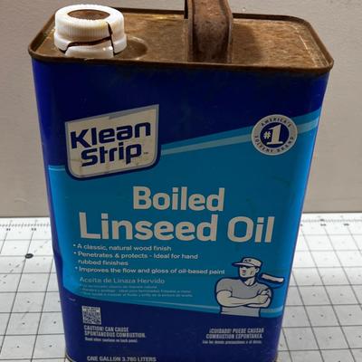 A Gallon of Boiled Linseed Oil 