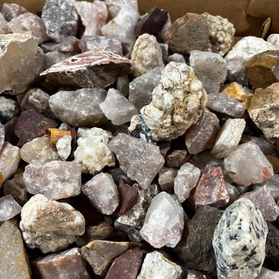 Box of Amazing ROSE Quartz 